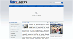 Desktop Screenshot of kjtsensor.com