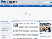 Tablet Screenshot of kjtsensor.com
